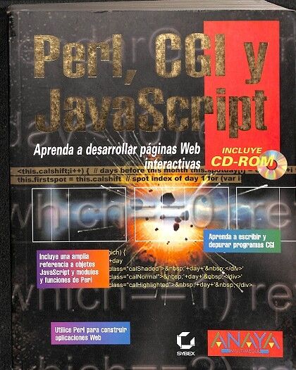Pearl, Cgi y Javascript (No Incluye CD)
