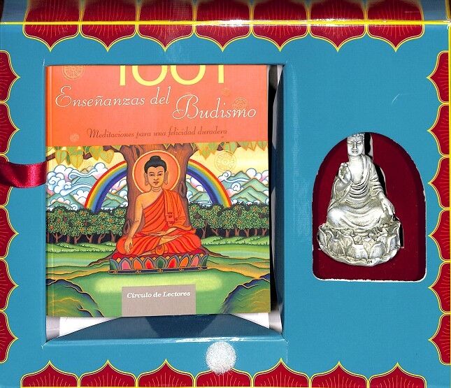 1001 Enseñanzas del Budismo: Meditaciones para una Felicidad Duradera + Figura+ Caja