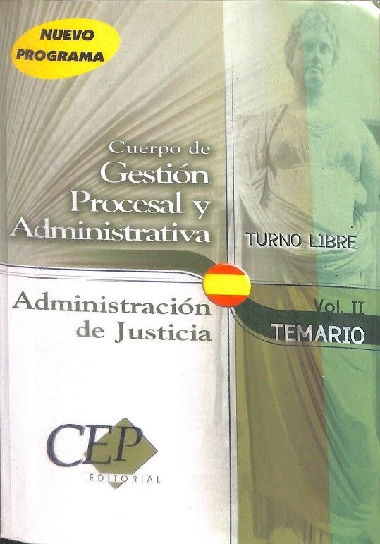 Cuerpo de Gestión Procesal y Administrativa. Temario Vol II