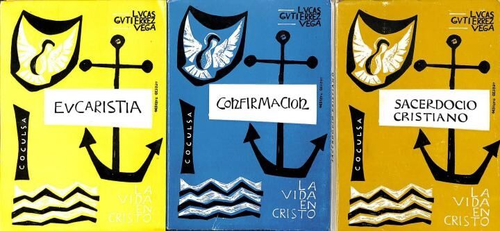 Lote de 7 Libros Sobre Religión: Eucaristia, Confirmación, Bautismo, Matrimonio, Sacerdocio Cristiano, Extremaunción, Introducción General a los Sacra
