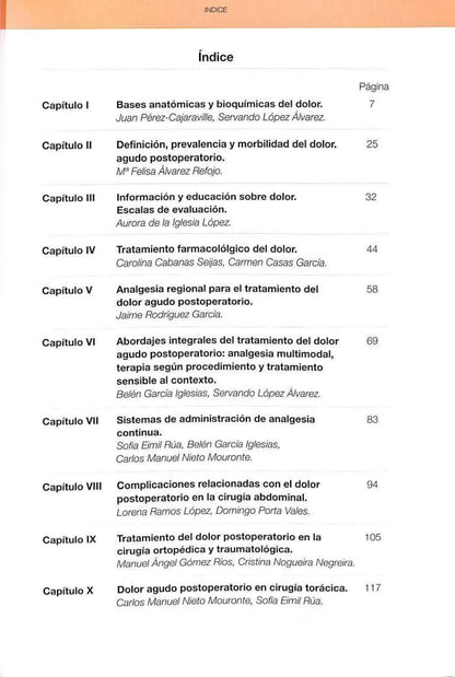 Manual Dolor Agudo Postoperatorio