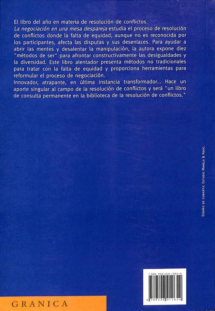 La Negociación en una Mesa Despareja: un Abordaje Práctico para Trabajar con las Diferencias y la Diversidad