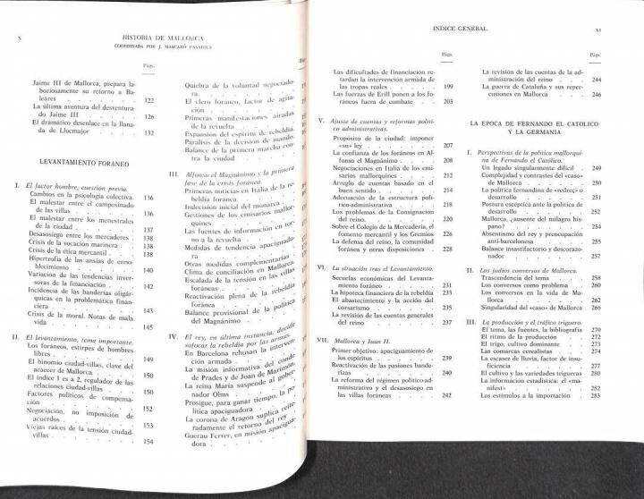 Mallorca del Medioevo a la Modernidad