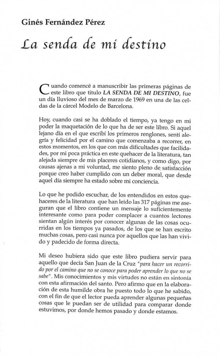La Senda de MI Destino