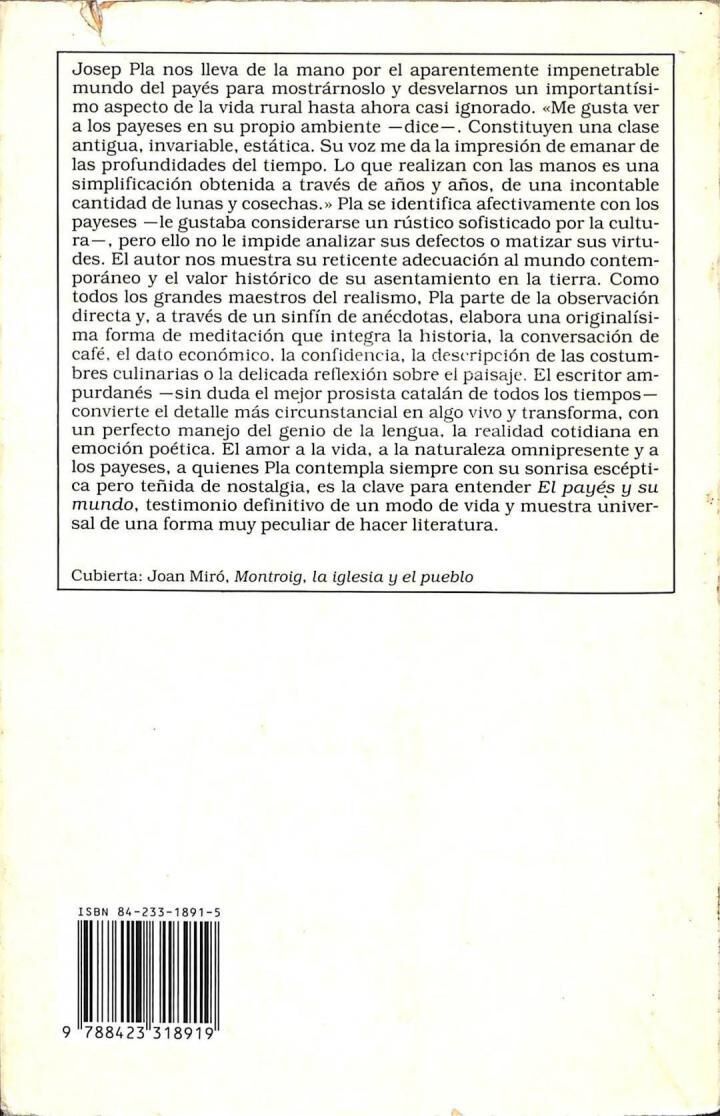 El Payés y Su Mundo