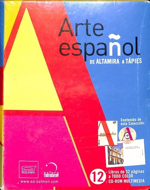Arte Español de Altamira a Tápies 12 Libros de 32 Páginas con CD