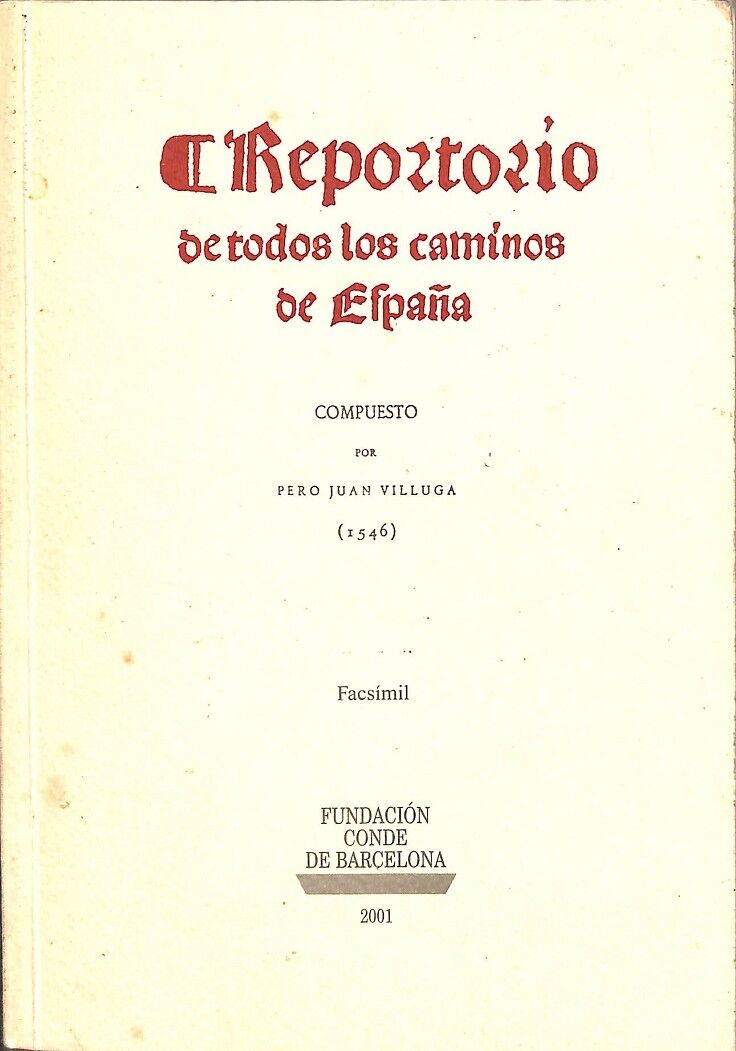 Reportorio de Todos los Caminos de España