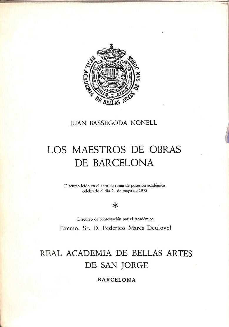 Los Maestros de Obras de Barcelona