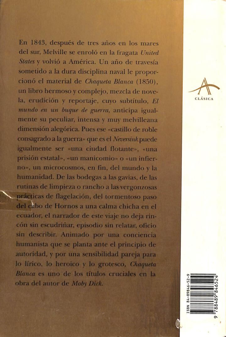 Chaqueta Blanca o el Mundo en un Buque de Guerra