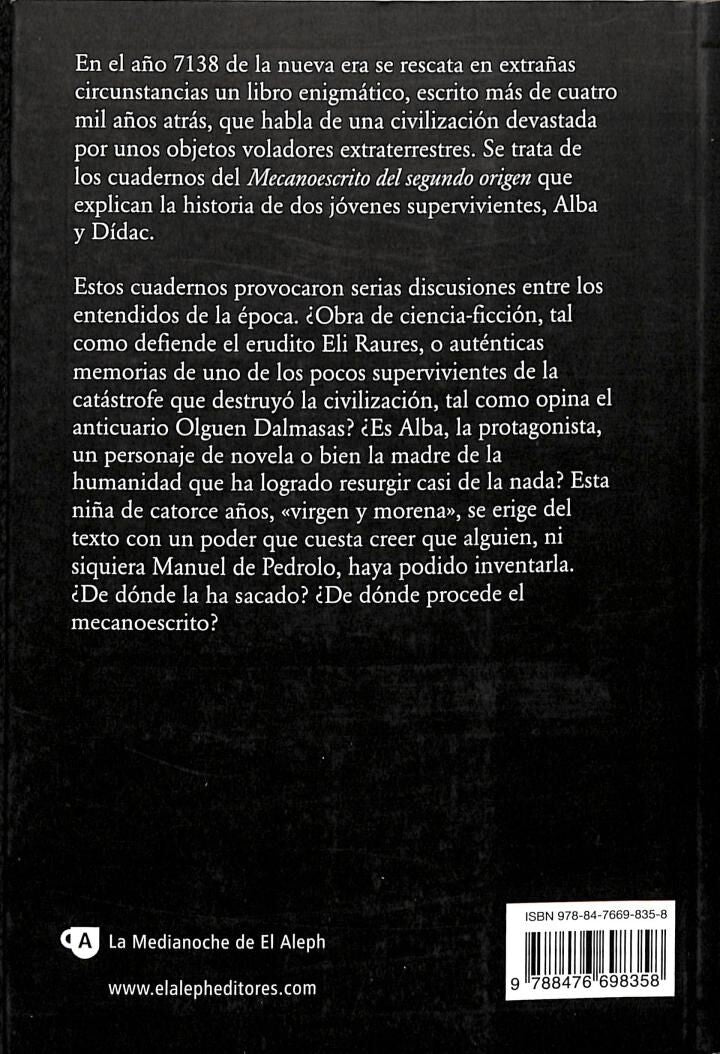 Mecanoscrito del Segundo Origen