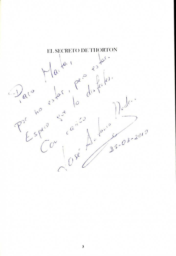 El Secreto de Thorton. una Aventura Trepidante Que No Concede Tregua