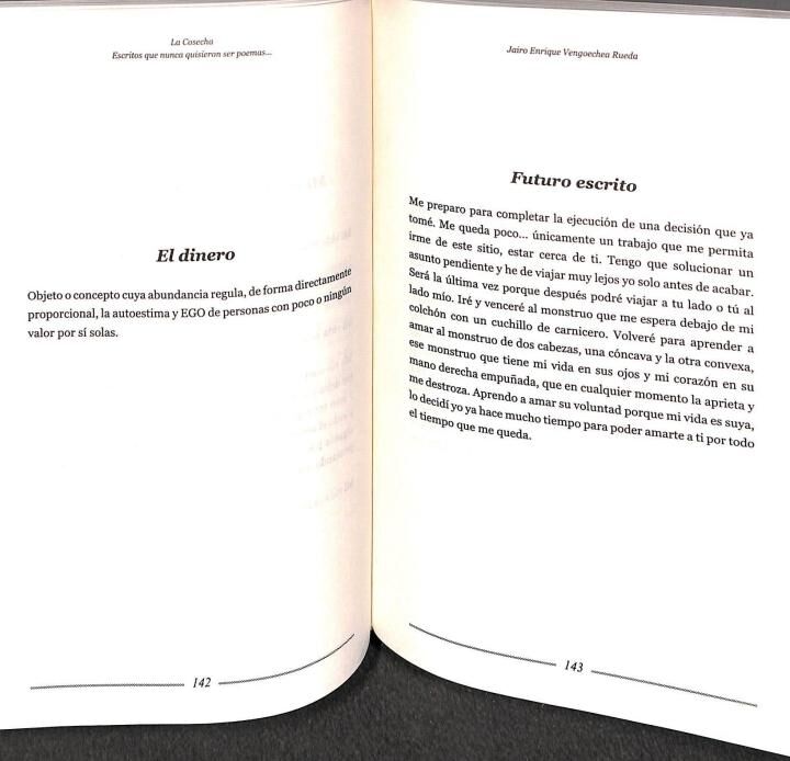 La Cosecha Escritos Que Nunca Quisieron Ser Poemas