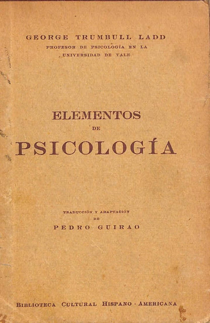 Elementos de Psicología