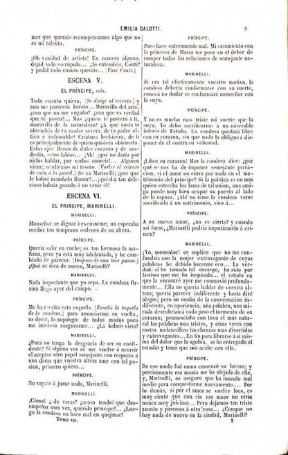 Teatro Selecto: Antiguo y Moderno, Nacional y Extranjero. Tomo VI y VII. Coleccionado e Ilustrado con la Introducción, Notas, Observaciones Criticas,