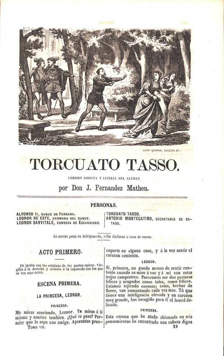 Teatro Selecto: Antiguo y Moderno, Nacional y Extranjero. Tomo VI y VII. Coleccionado e Ilustrado con la Introducción, Notas, Observaciones Criticas,