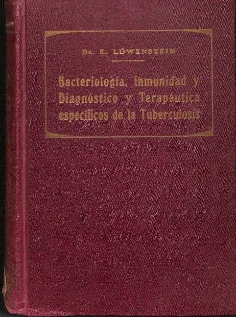 Bacteriología, Inmunidad y Diagnóstico y Terapéutica Específicos de la Tuberculosis