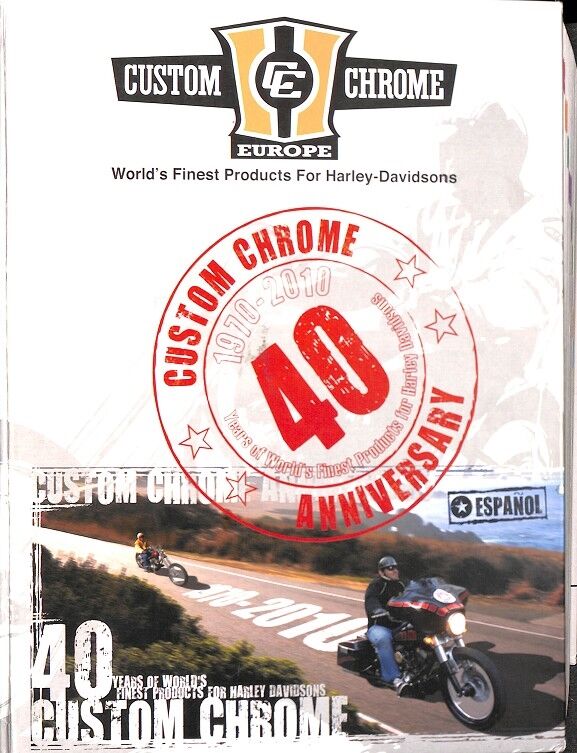 Custom Chrome 1970-2010 40 Anniversary Español Harley- Davidsons