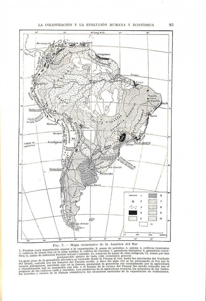 América Meridional: Guayanas, Brasil