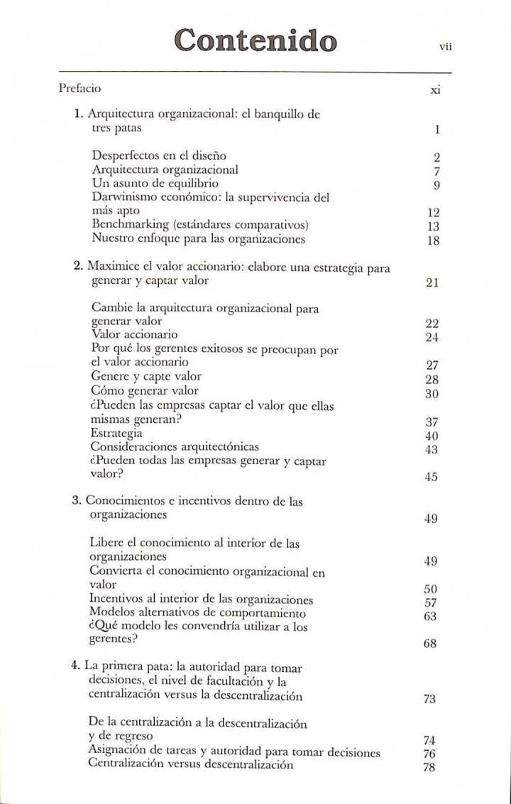 Diseño de Organizaciones para Crear Valor: de la Estrategía a la Estructura