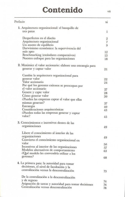 Diseño de Organizaciones para Crear Valor: de la Estrategía a la Estructura