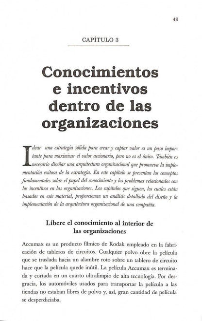 Diseño de Organizaciones para Crear Valor: de la Estrategía a la Estructura