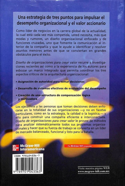Diseño de Organizaciones para Crear Valor: de la Estrategía a la Estructura