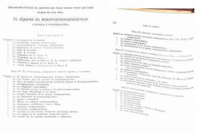 El Equipo de Roentgendiagnóstico Tomo i (Técnica y Manipulación) 1.200 Figuras