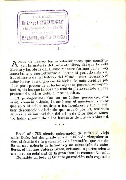 El Discípulo Desconocido. Novela Histórica del Tiempo de Jesús