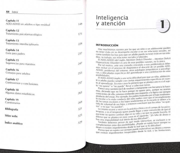 El Trastorno por Déficit de Atención