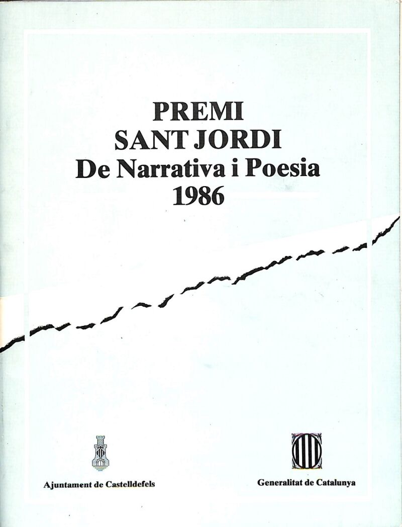 Premi Sant Jordi de Narrativa i Poesia 1986 (Catalán/castelalno)