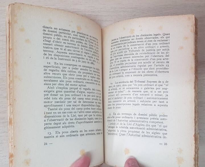 Pous i Minats - Preceptes Legislatius Referents a la Il·luminació d'Aigües Subterrànies