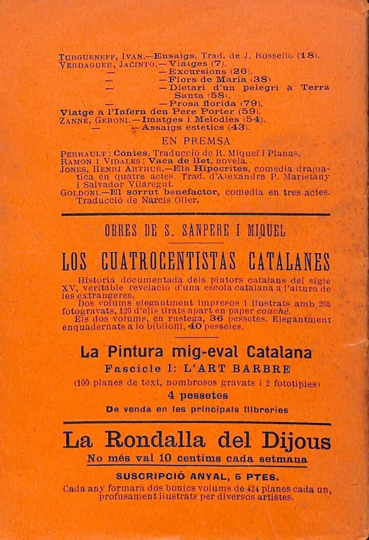 Francesca de Rimini. Tragedia en 5 Actes