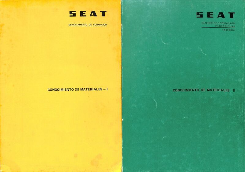 Seat Departamento de Formacion Conocimiento de Materiales i - II ( 2 Vol)