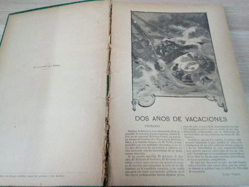 Dos Años de Vacaciones por Julio Verne - Versión Española de Ceferino Terán 1888