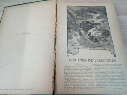 Dos Años de Vacaciones por Julio Verne - Versión Española de Ceferino Terán 1888
