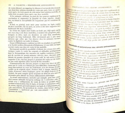 Bactériothérapie, Vaccination Sérothérapie (Françés)