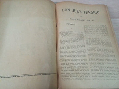 Don Juan Tenorio Tomo Primero/ la Novela Ilustrada