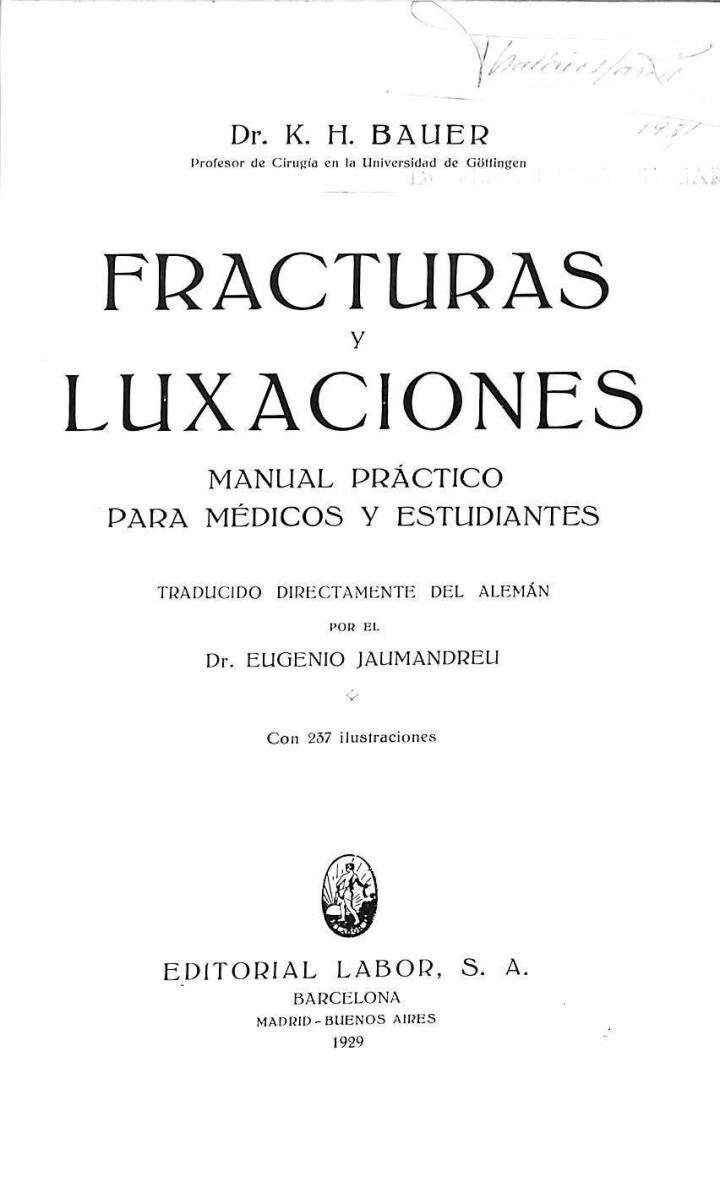 Fracturas y Luxaciones