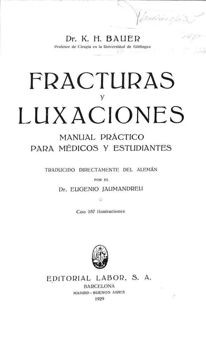 Fracturas y Luxaciones