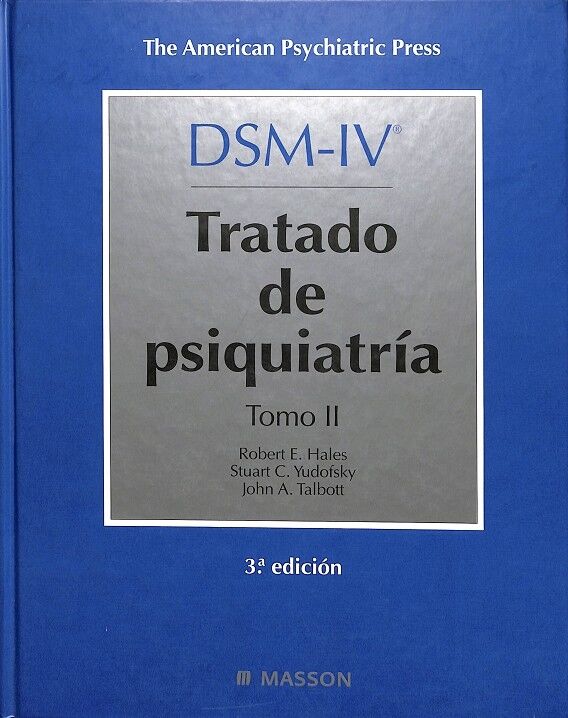Dsm - IV Tratado de Psiquiatría Tomo II