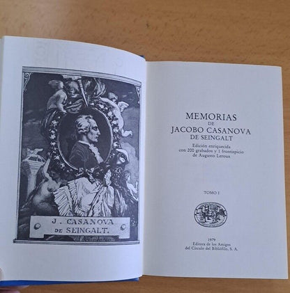 Memorias de Jacobo Casanova de Seingalt (6 Tomos)