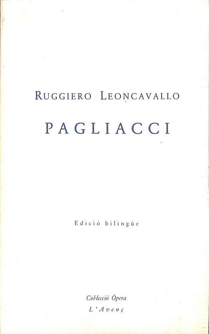 Pagliacci (Edición Bilingüe Catalán - Italiano)