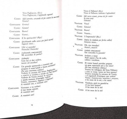 Pagliacci (Edición Bilingüe Catalán - Italiano)