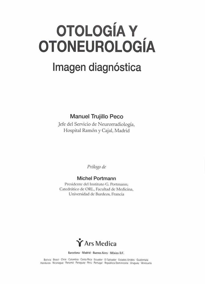 Otología y Otoneurología: Imagen Diagnóstica