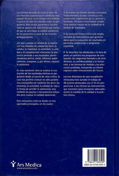 Medida de Resultados en Psiquiatría. una Revisión Exhaustiva
