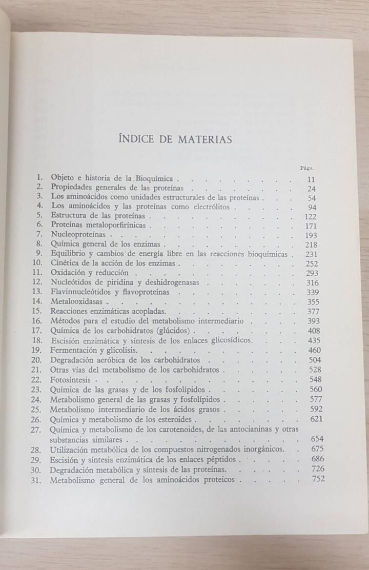 Bioquímica General
