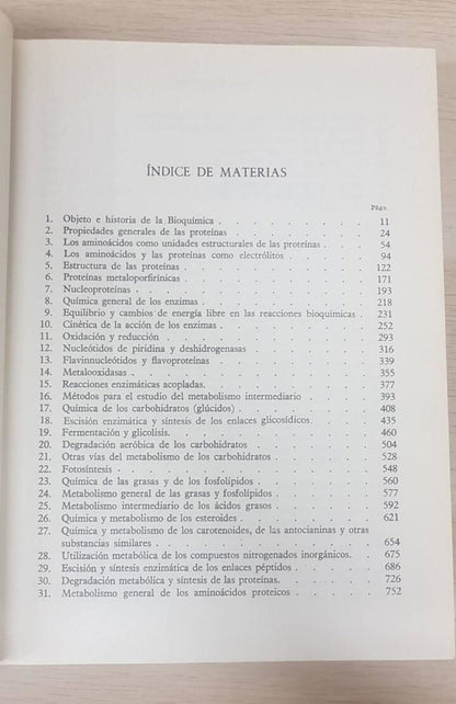 Bioquímica General