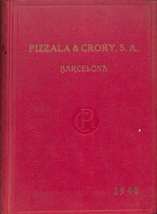 Pizzala y Crory S.a. Catálogo General Edición 1948
