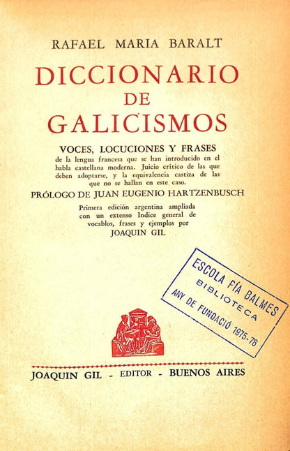 Diccionario de Galicismos