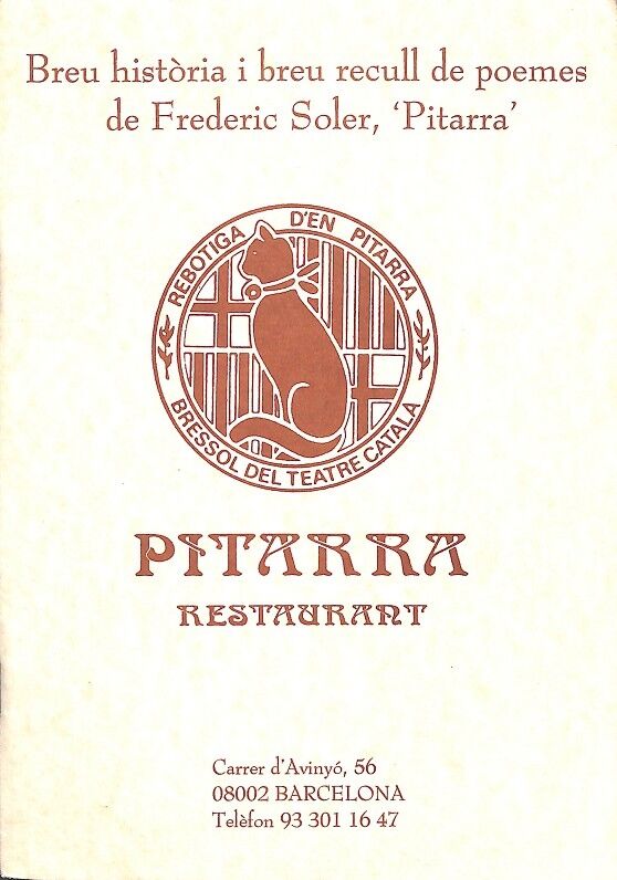 Breu Història i Breu Recull de Poemes de Frederic Soler